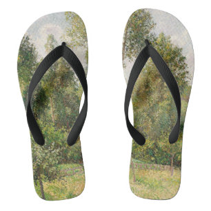 Poplars, Éragny  Camille Pissarro  Flip Flops