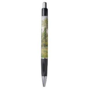 Poplars, Éragny  Camille Pissarro     Pen