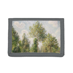 Poplars, Éragny Camille Pissarro Tri-fold Wallet