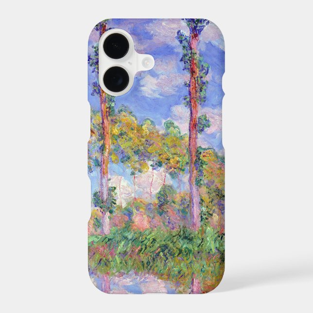 Poplars in the Sun, Monet Case-Mate iPhone Case (Back)