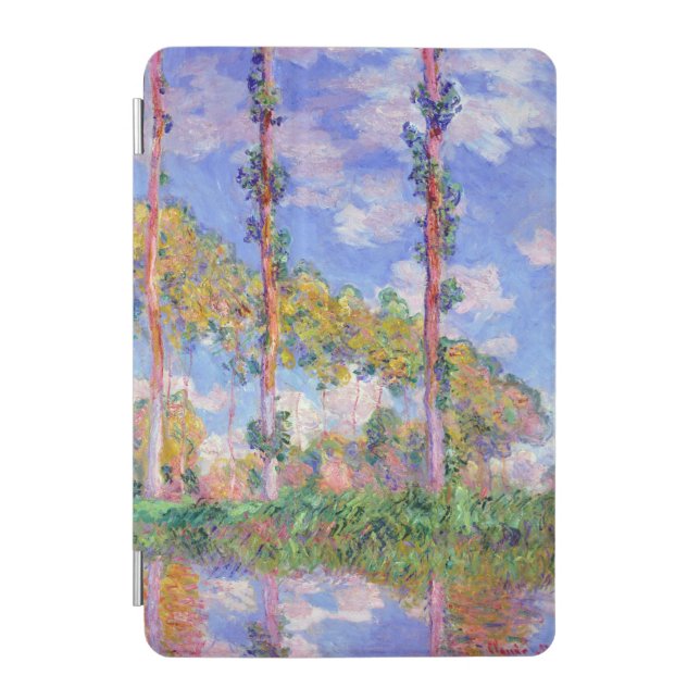 Poplars in the Sun, Monet iPad Mini Cover (Front)