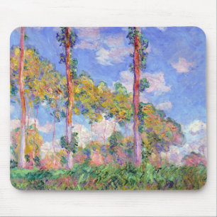 Poplars in the Sun, Monet Mouse Pad