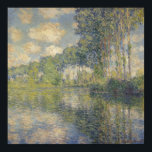 Poplars on the Epte by Claude Monet Poster<br><div class="desc">Artist: Claude_Monet
Title: Poplars on the Epte
Date: 1891
A row of poplars on the river Epte,  near to his home at Giverny.</div>