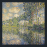 Poplars on the Epte by Claude Monet Poster<br><div class="desc">Artist: Claude_Monet
Title: Poplars on the Epte
Date: 1891
A row of poplars on the river Epte,  near to his home at Giverny.</div>