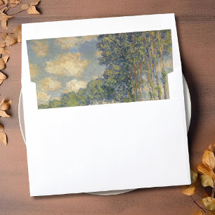 Poplars on the Epte - Monet Envelope Liner