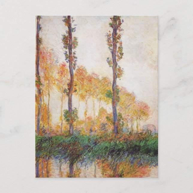 Poplars Series, Autumn by Claude Monet Postcard (Front)