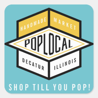 Poplocal Square Sticker