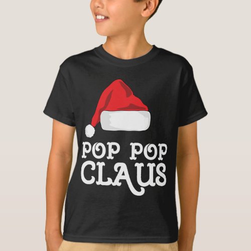 Popop Merry Christmas Funny Matching Family Red Pl T_Shirt