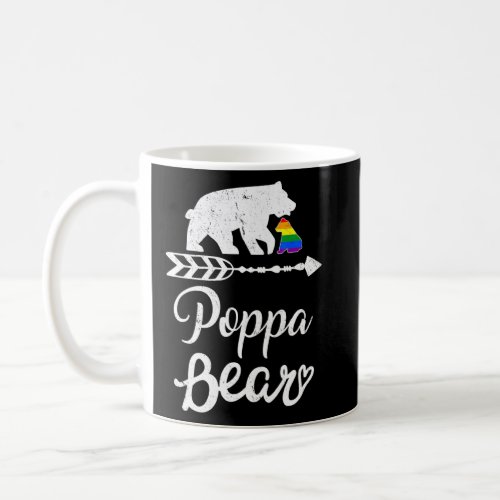 Poppa Bear LGBT LGBTQ Rainbow Pride Gay Lesbian  Coffee Mug