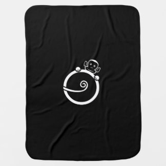 PoppaChango Logo Baby Blanket