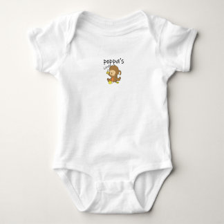 Poppa's Little Monkey Baby Bodysuit