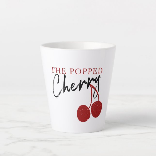 Popped Cherry Latte Mug (Front)
