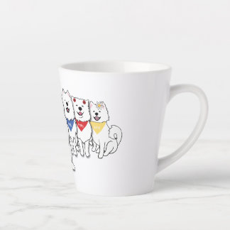 Poppet and the gang latte mug