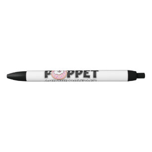 Poppet and the Wolfpack logo Pen