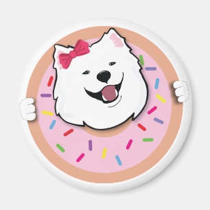 Poppet in a donut! magnet