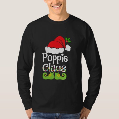Poppie Claus Shirt Family Matching Poppie Claus