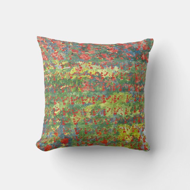 Poppies 2012 throw pillow (Front)