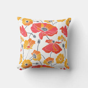Poppies Accent Pillow