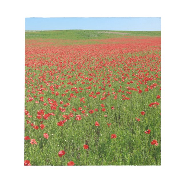 Poppies alive! notepad (Front)