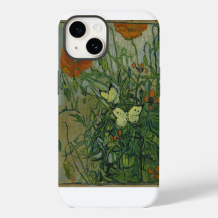 Poppies and Butterflies by Vincent Van Gogh iPhone 14 Case