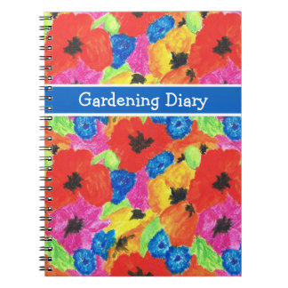 Poppies and Cornflowers Spiral Notebook or Journal