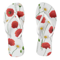 Poppies and daisies