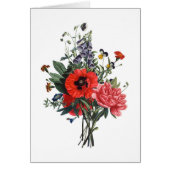 Poppies and Foxgloves Bouquet (Front)