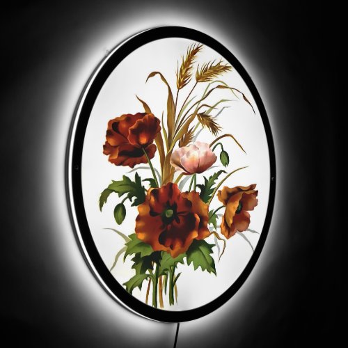 Poppies And Wheat Botanical Art
