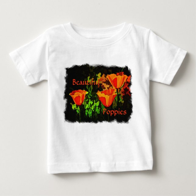 Poppies Baby T-Shirt (Front)