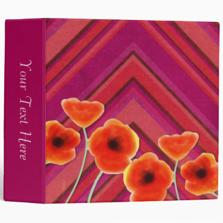Poppies Binder