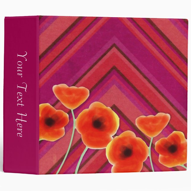 Poppies Binder (Front/Spine)