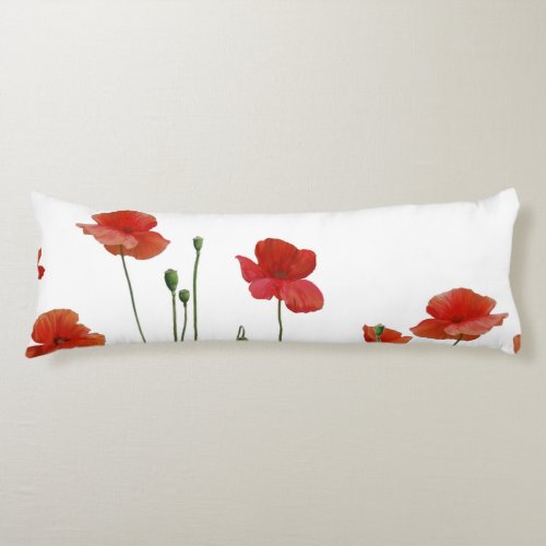 Poppies Body Pillow