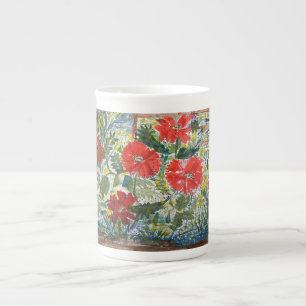 Poppies - Bone China mug