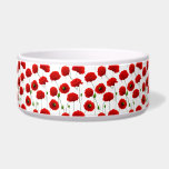 Poppies Bowl<br><div class="desc">Hand-painted poppies on a white background.</div>