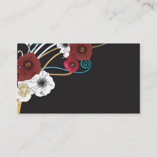 Poppies Business Card