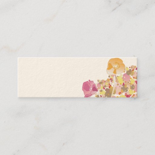 Customizable Poppies Business Card