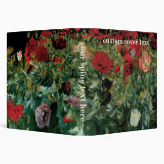 Poppies by John Singer Sargent, Vintage Flowers Binder