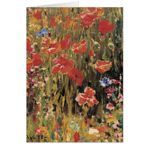 Poppies by Robert Vonnoh Vintage Impressionism