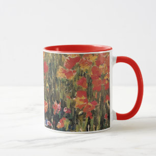 Poppies by Robert Vonnoh, Vintage Impressionism Mug