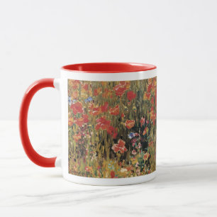 Poppies by Robert Vonnoh, Vintage Impressionism Mug