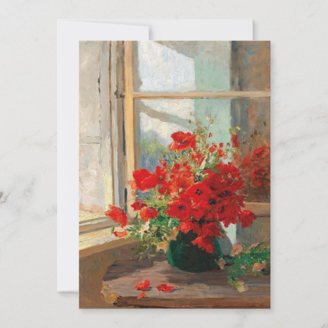 Poppies by the Window | Olga Wisinger-Florian (Front)