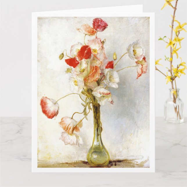 Poppies by Tom Roberts Card (Yellow Flower)