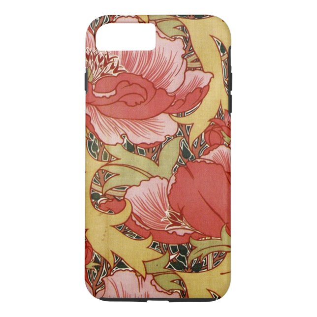 Poppies by William Morris Case-Mate iPhone Case (Back)
