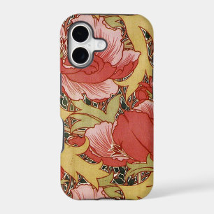 Poppies by William Morris iPhone 17 Case