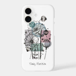 Poppies Doodle In Ink And Watercolor iPhone 17 Case