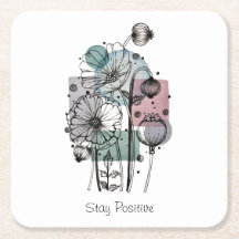 Poppies Doodle In Ink And Watercolor