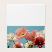 Poppies field against a blue soft sky (Outside Unfolded)