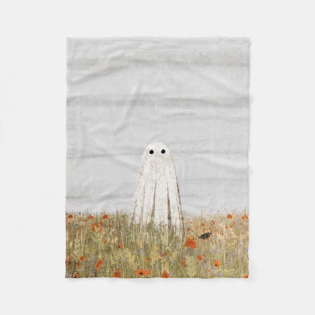 Poppies Fleece Blanket (Front)