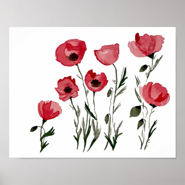 Poppies- Floral Print (Front)