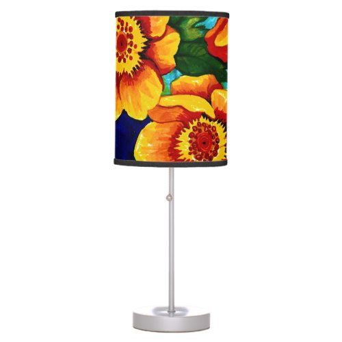 Poppies for energy     table lamp